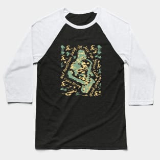 Saxophone Musician With Jazz Genres Creative Style Baseball T-Shirt